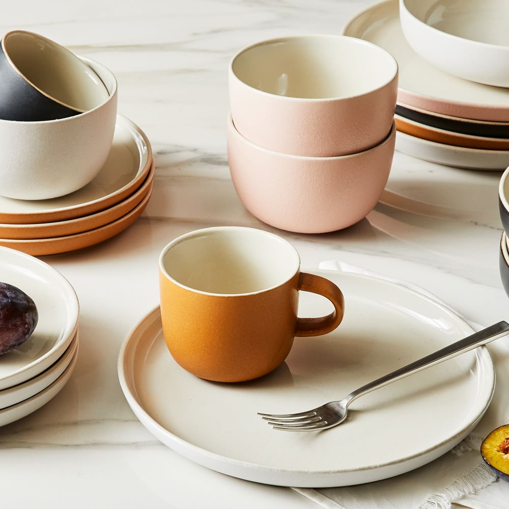 Kaloh Stoneware Dinner Plates West Elm UK